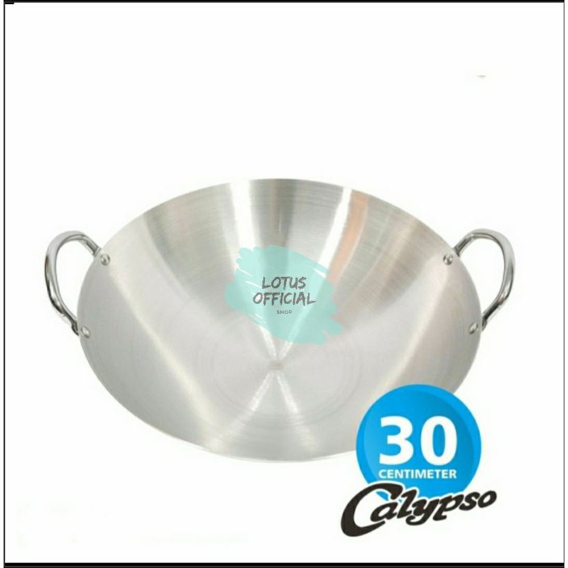 Calypso Kuali Wajan Stainless Steel 30 CM