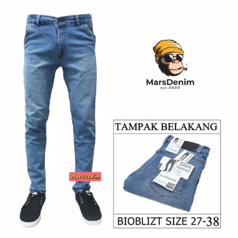 CELANA JEANS SLIMFIT SKINNY PENSIL PRIA COWOK