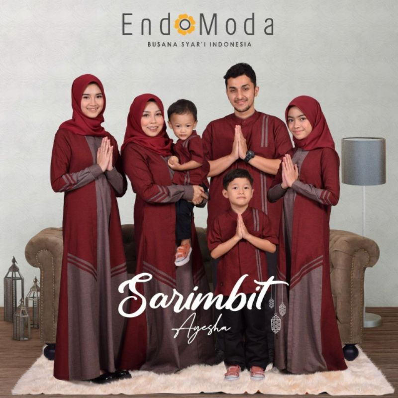 SARIMBIT 2022 ENDOMODA AYESHA MAROON