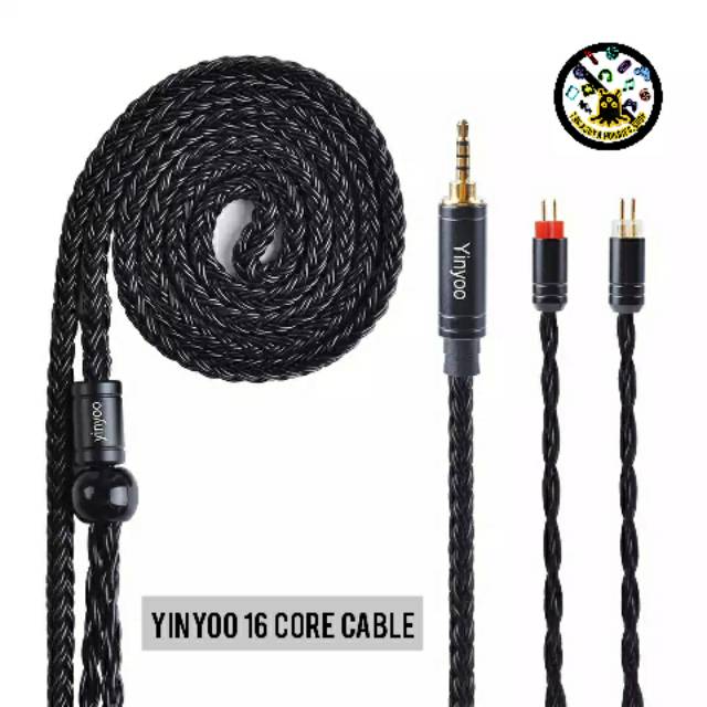 Yinyoo 16 Core SPC Earphone Cable (3.5mm, 2.5mm dan 4.4mm)