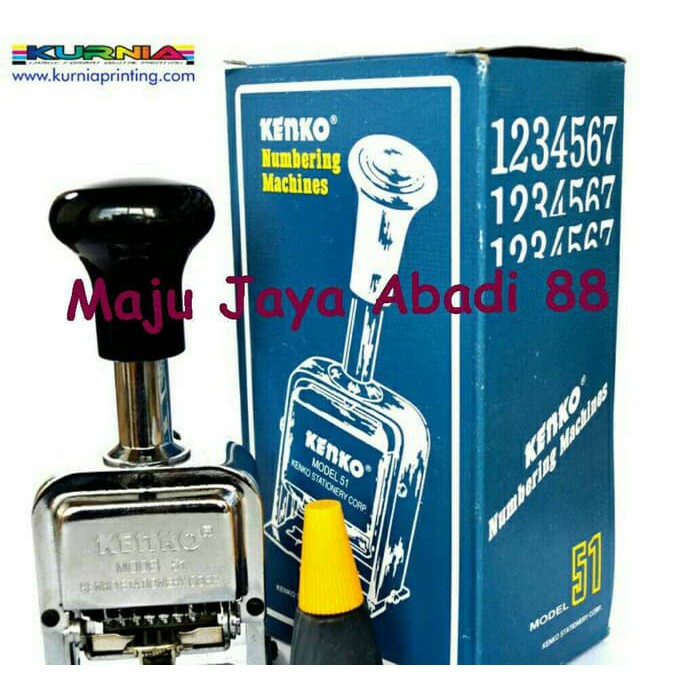 

Stempel Nomorator (7digit)KENKO Otomatis