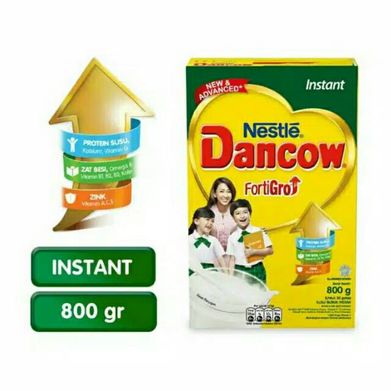 

DANCOW FORTIGRO INSTANT/FULL CREAM/COKELAT 800 GRAM