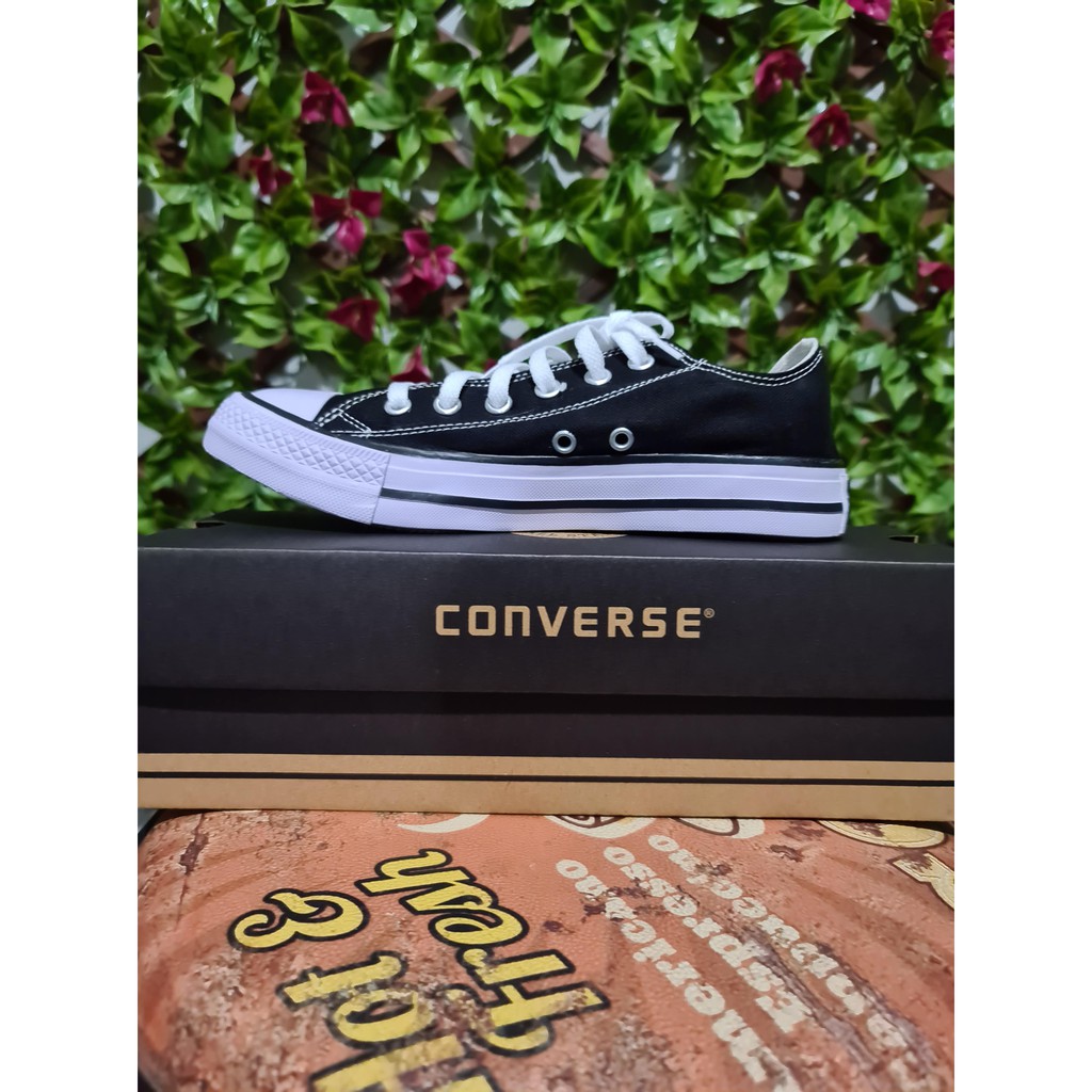 Sepatu Converse CT All Star Basic Classic OX Black White Hitam Putih Low TERLARIS !!