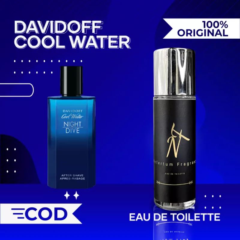 MINYAK WANGI PRIA PEMIKAT WANITA TAHAN LAMA DAVIDOFF COOL 24 JAM ORI/PARFUM PRIA TAHAN LAMA AROMA SE