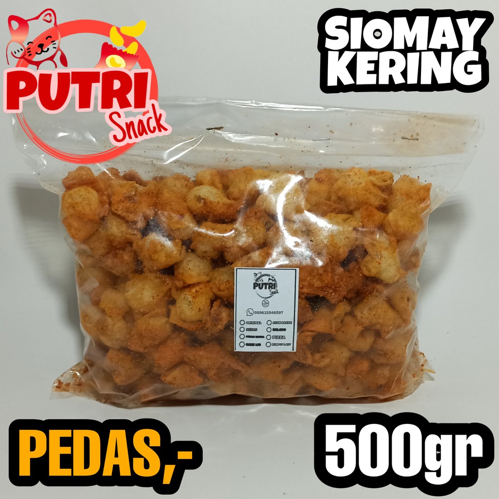 Siomay Kering Bumbu Seblak 500gr Original / Pedas / Extra