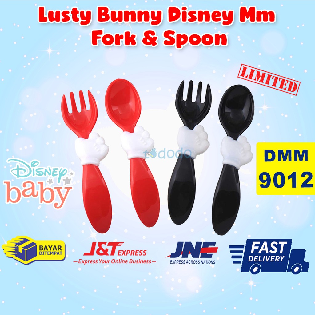 Lusty Bunny Disney Mm Fork &amp; Spoon DMM-9012