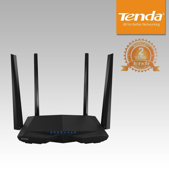 Tenda AC6 Router Wifi Dual Band AC 1200 Mbps WALL KILLER ORIGINAL