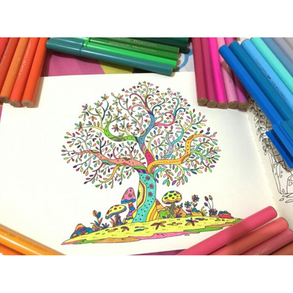 

Colouring For Relaxation Faber Castell Gift Box (Buku Mewarnai Set) + 60 Connector Pen New Arrival