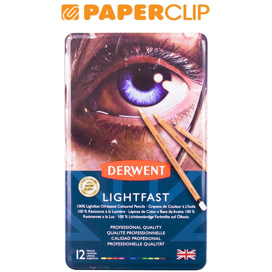 

PENSIL WARNA DERWENT SET LIGHTFAST 12 TIN 2302719DW