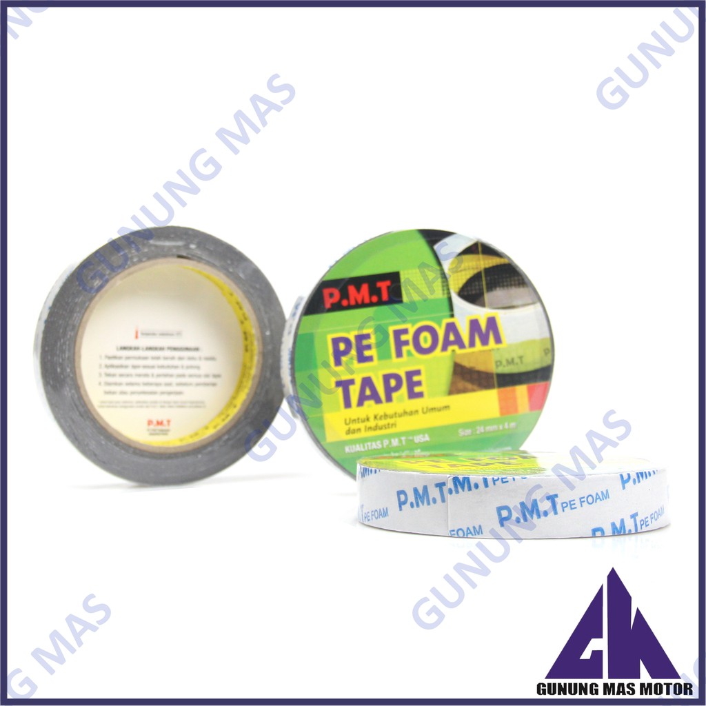 

Double Tape Busa P.M.T Import Pe Size 24 mm x 4 m Isolasi Foam Tape
