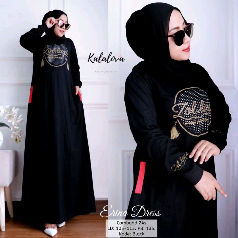 Gamis Kaos Kombad Kekinian Murah jumbo terbaru import berkualitas. Dress motif Zolaqu original by Ka