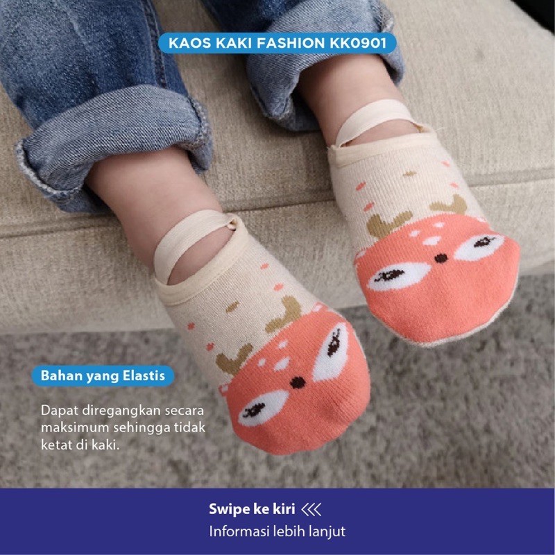 Playdate Kaos Kaki Bayi Baby Newborn Balita Lucu Korea Dengan Angkle Stap Kualitas Import Anti Slip