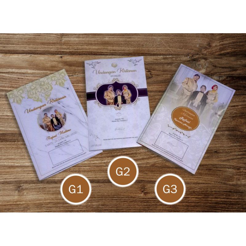 Undangan Khitanan, Undangan Sunatan Simple Elegan