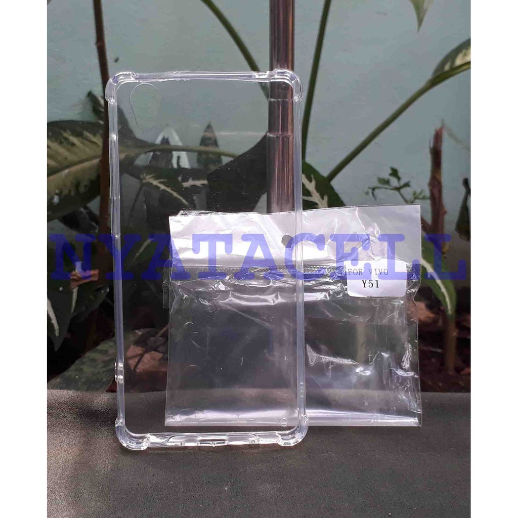 Case Anticrack Fiber Vivo Y51 Y51L/Soft Hard Casing Cover