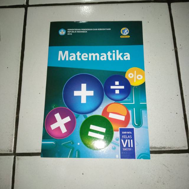 Buku matematika kelas 7 semester 1 Kemendikbud
