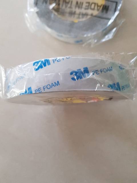 Double tape 3M Pe Foam tape busa 20mm x 4meter solasi bolak balik perekat lem
