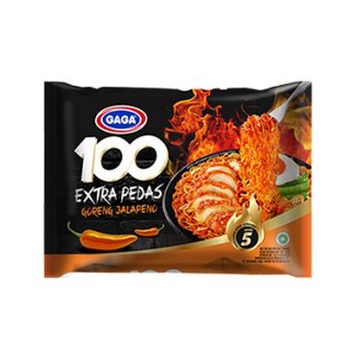 

Gaga Mie Goreng 100 Extra Pedas Jalapeno 85G