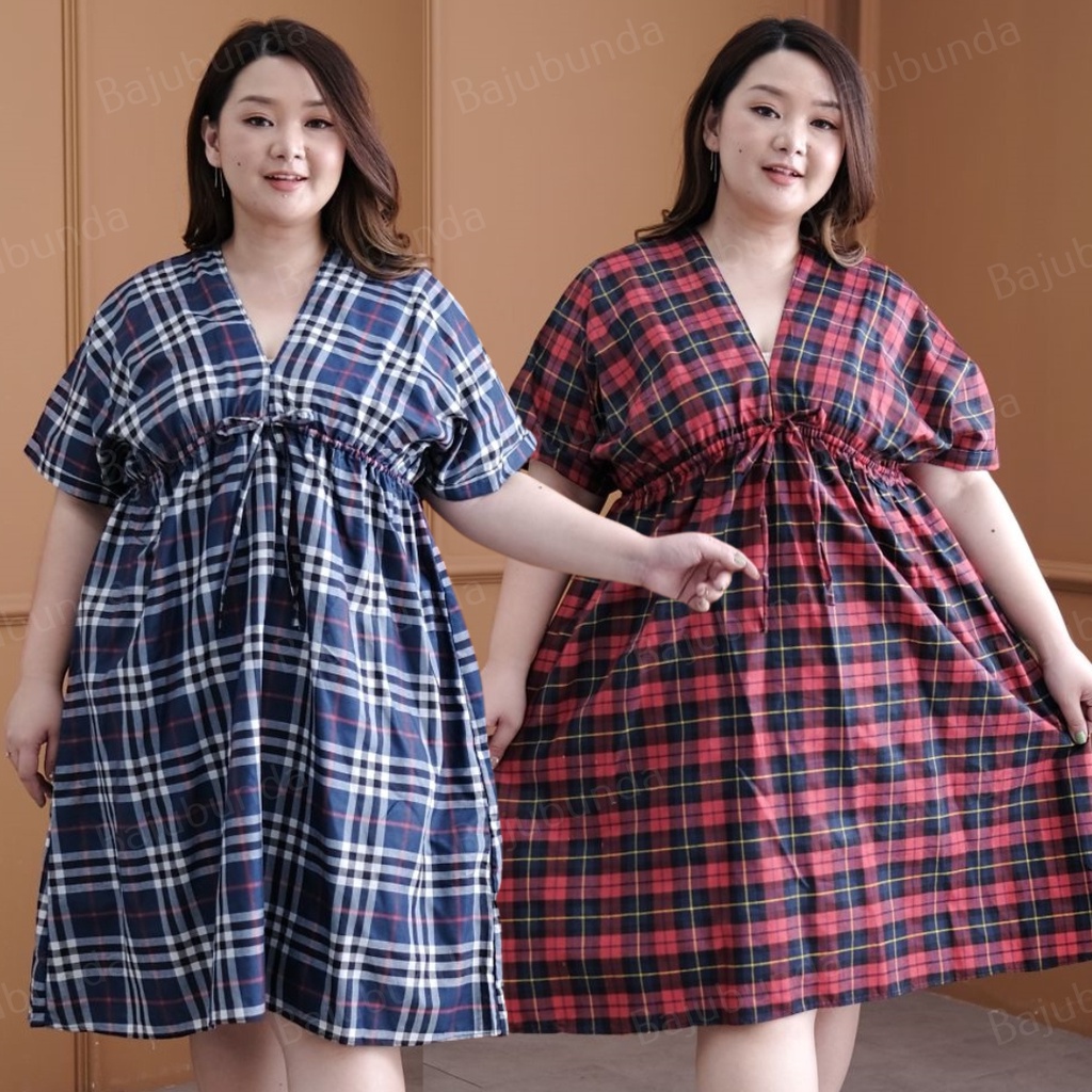 Bajubunda Dress Jumbo Wanita Big Size Plus Size LD 120 JOYKOTAK