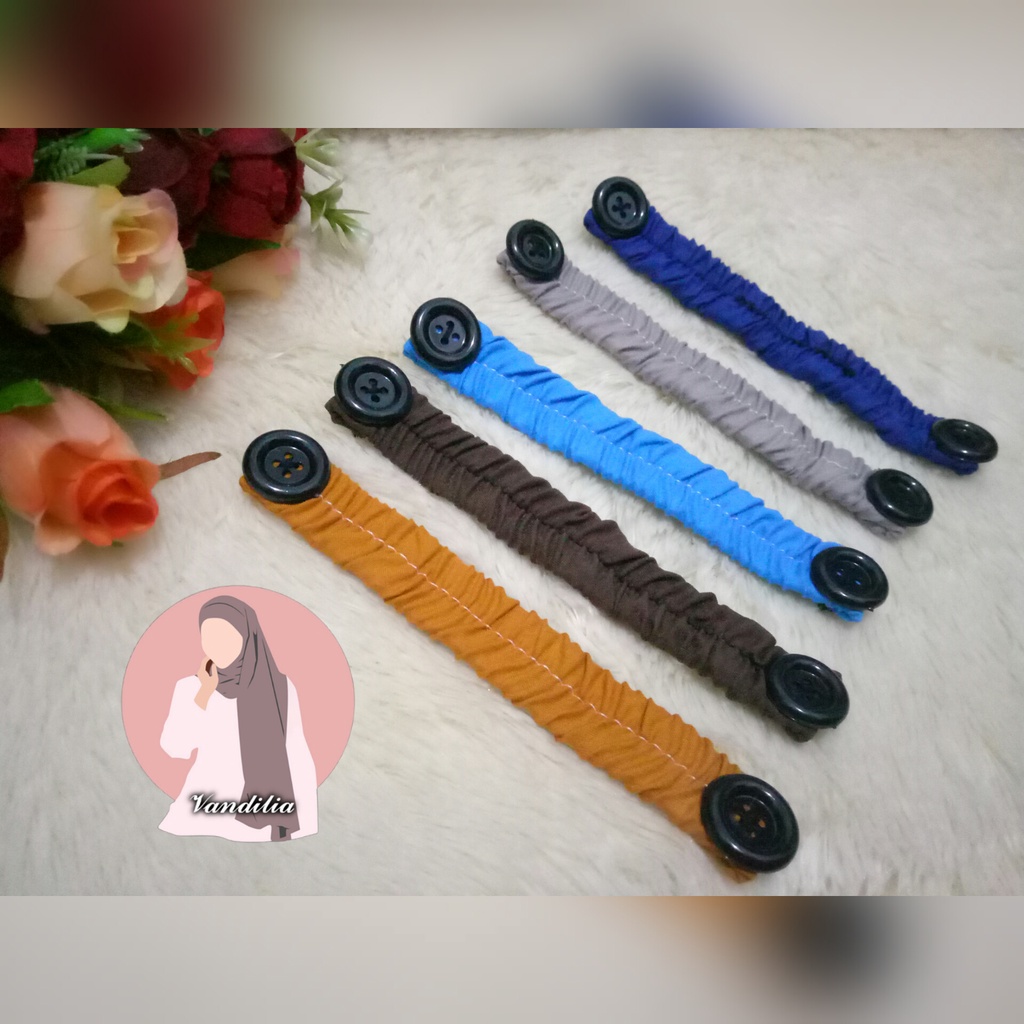 KONEKTOR MASKER HIJAB SERUT / KONEKTOR TALI SERUT / PENYAMBUNG MASKER HIJAB / TALI MASKER SERUT / PE