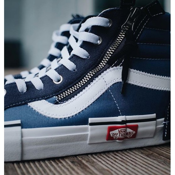 Vans Sk8Hi Cut and Paste Navy / Parisian Night