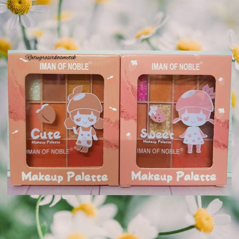 EYESHADOW/EYE SHADOW IMAN OF NOBLE CUTE,SWEET,PRIDE 6661-10/8 EYESEDOW 2 BLUSHER