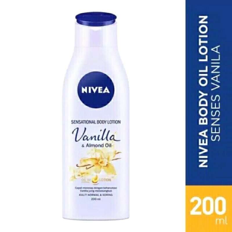 NIVEA SENSATIONAL  HAND BODY LOTION VANILLA &amp; ALMOND OIL