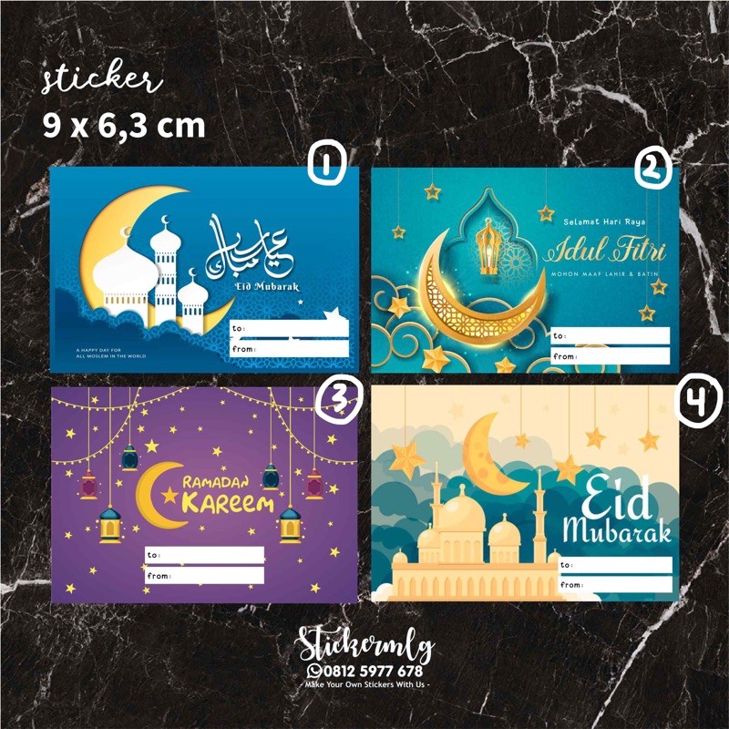 

STICKER UCAPAN IDUL FITRI RAMADHAN LEBARAN EID 034