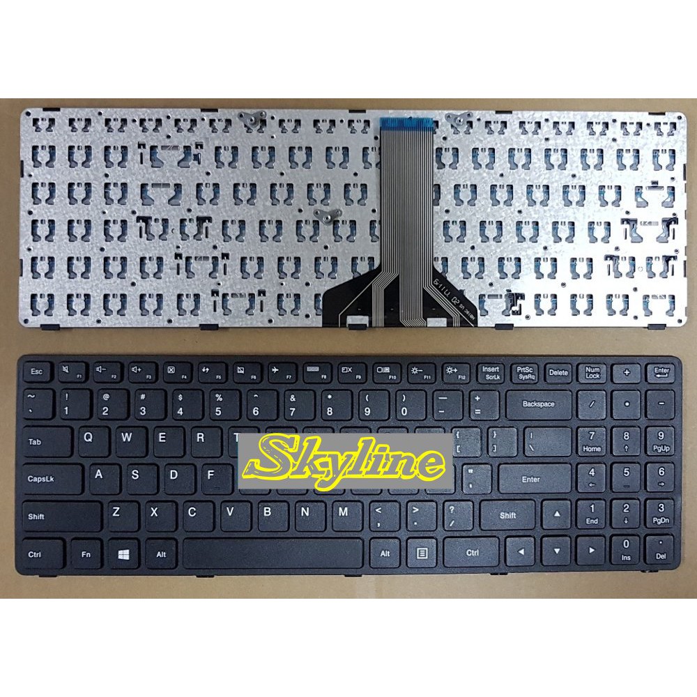 Keyboard Laptop Notebook Lenovo Ideapad 100-15ibd Numerik