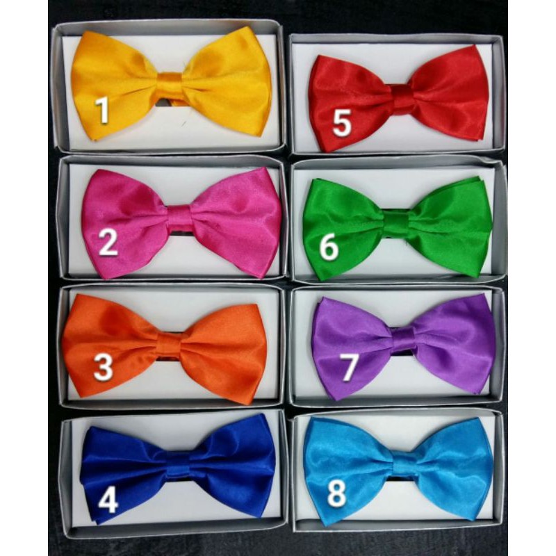 Dasi kupu2 Coklat Biru Cerah Muda Baby Blue Abu grey ungu Tua Biru Dongker Navy Bowtie