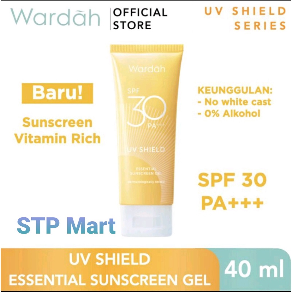 Wardah UV Shield Essential Sunscreen Gel SPF 30 PA +++ 40 ml // SUNSCREEN WARDAH
