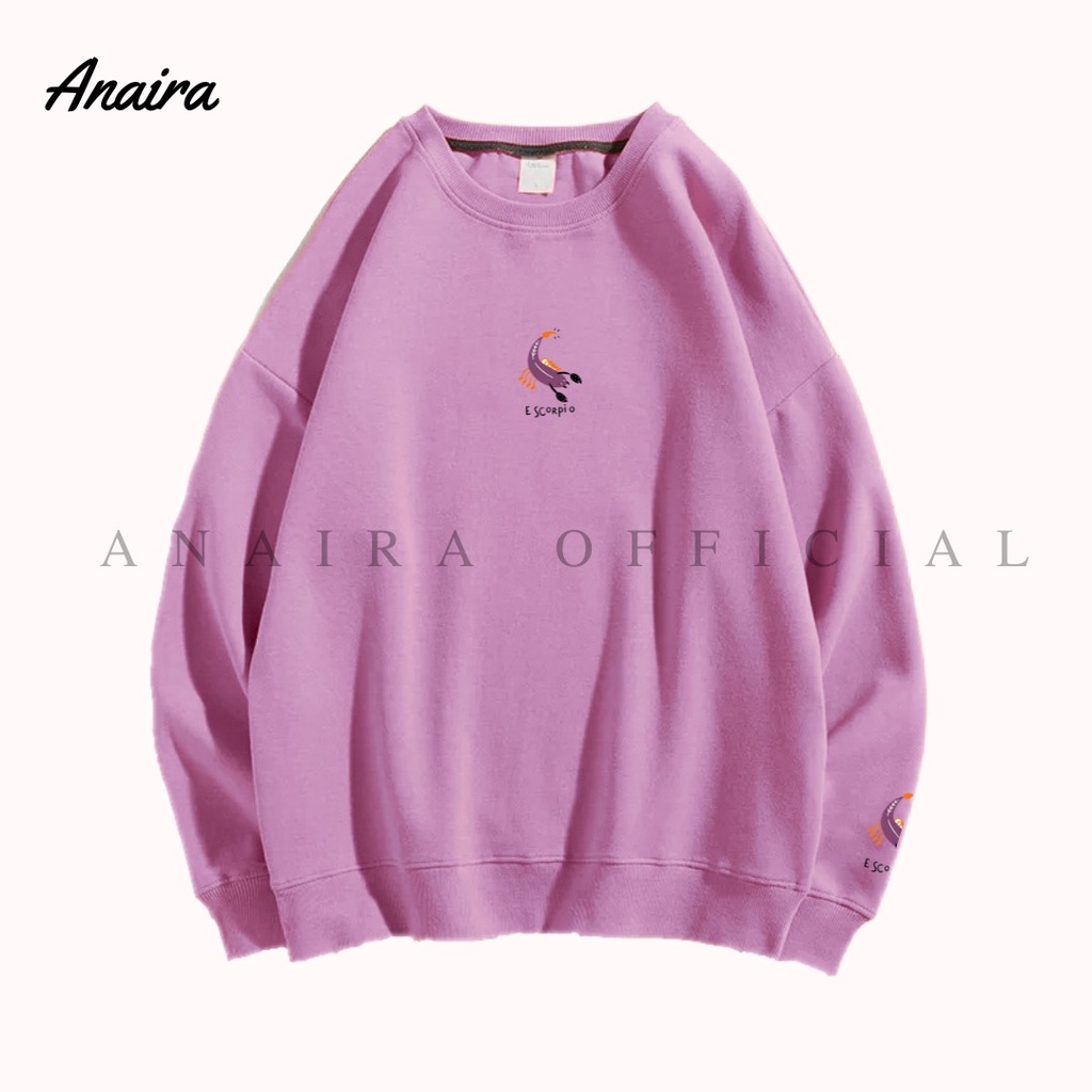 ESCORPIO SWEATER CREWNECK WANITA ANAIRAOFFICIAL