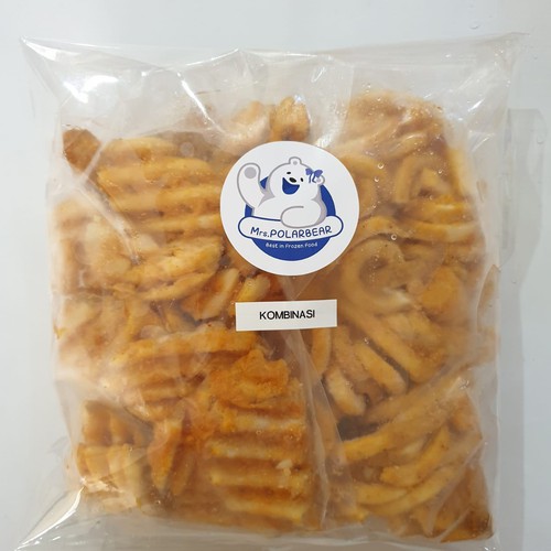 

KOMBINASI KENTANG GORENG WAFFLE 500 GR & CURLY 500 GR