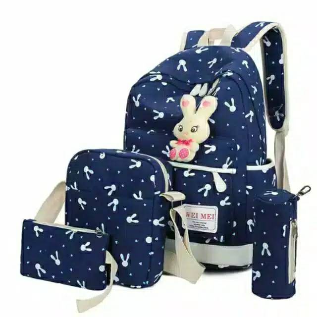 BACKPACK PLAYBOY/TAS RANSEL CEWEK ANAK SEKOLAH