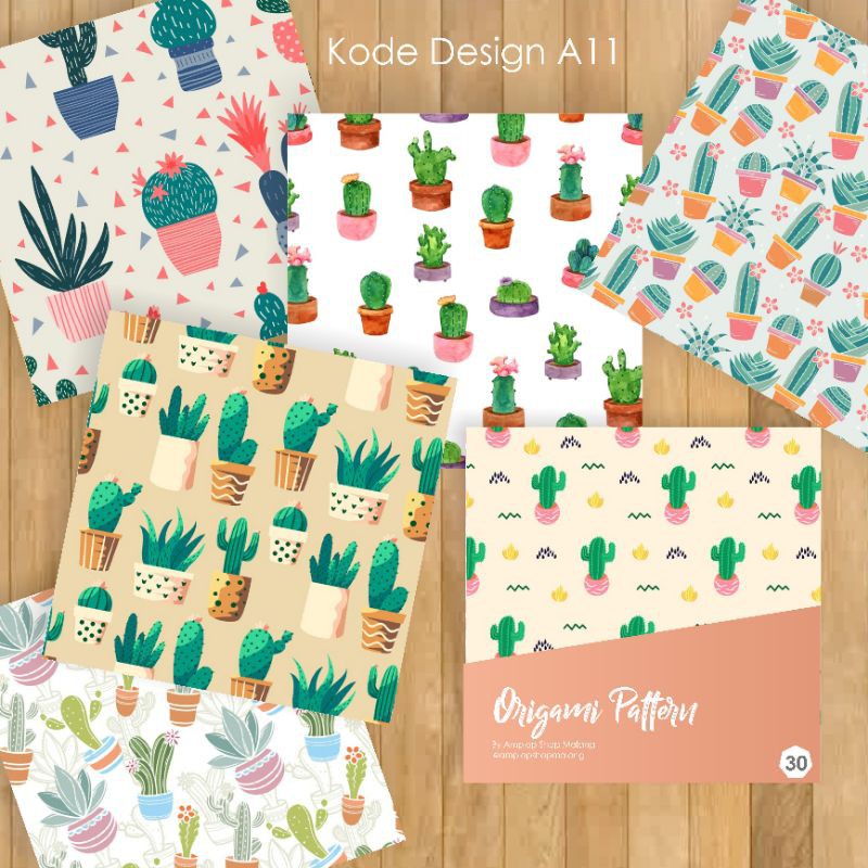 

Kertas Craft / Origami Motif Kaktus 2