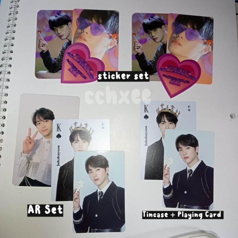 Photocard The Boyz Special Edition MD RTK Haknyeon Sticker Set AR Tincase Playing Card Juhaknyeon