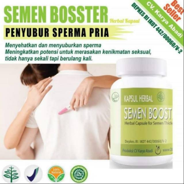 OBAT HERBAL KESUBURAN PRIA/ SEMEN BOOSTER/ ORIGINAL ASLI