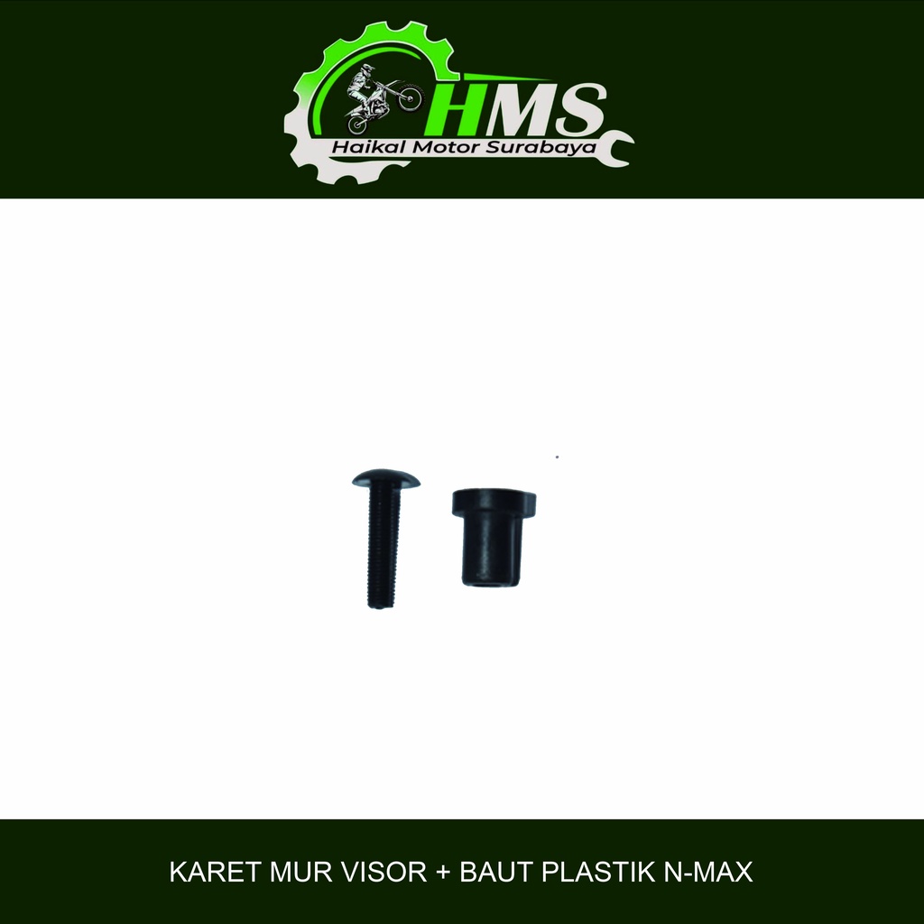 KARET MUR VISOR + BAUT PLASTIK N-MAX - KARET MUR VISOR + BAUT PLASTIK YAMAHA N MAX