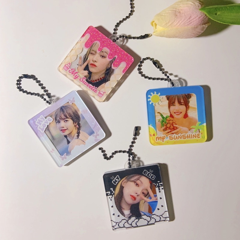 akrilik keyring frame (acrylic keychain)