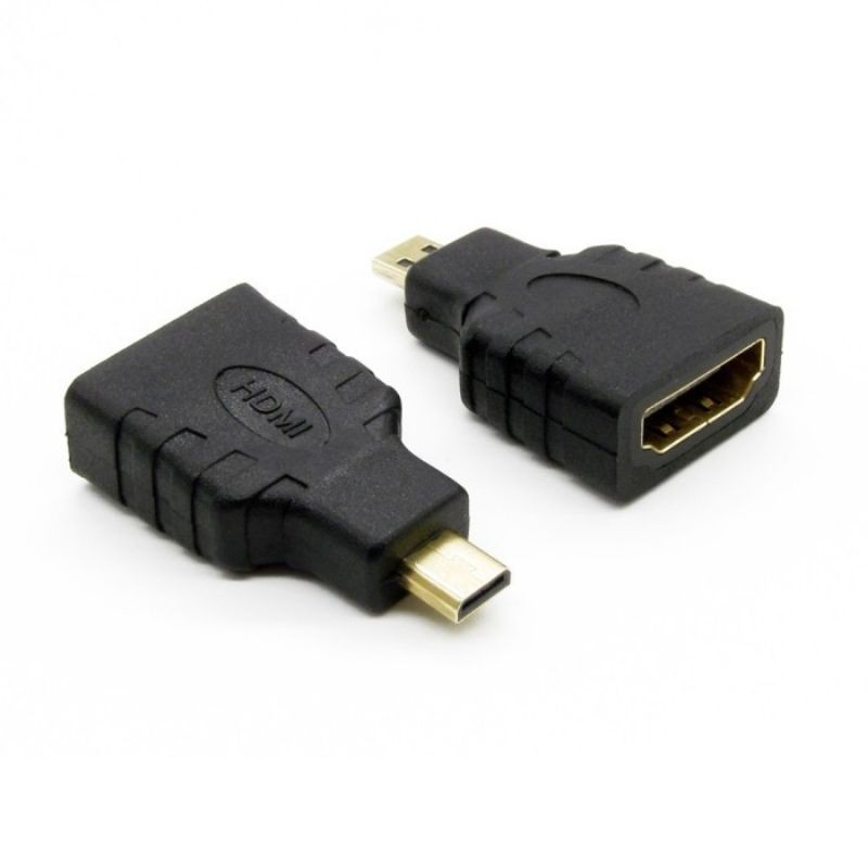 GENDER HDMI TO MICRO HDMI - KONEKTOR HDMI FEMALE TO MICRO HDMI MALE