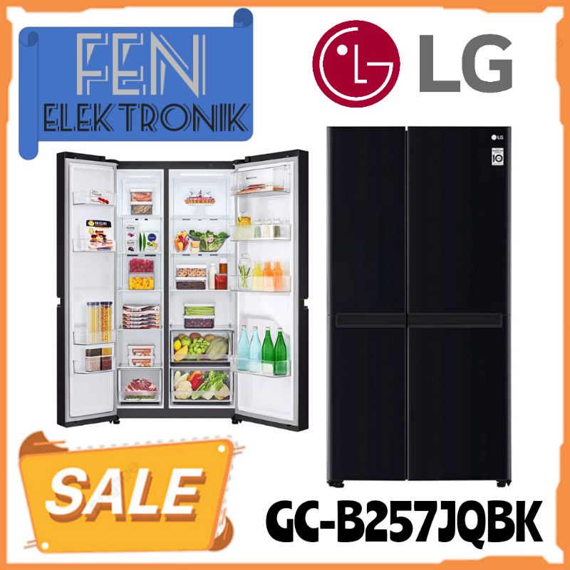 Kulkas LG Side by Side GC-B257JQBK LG kulkas GCB257JQBK GCB257 257JQBK