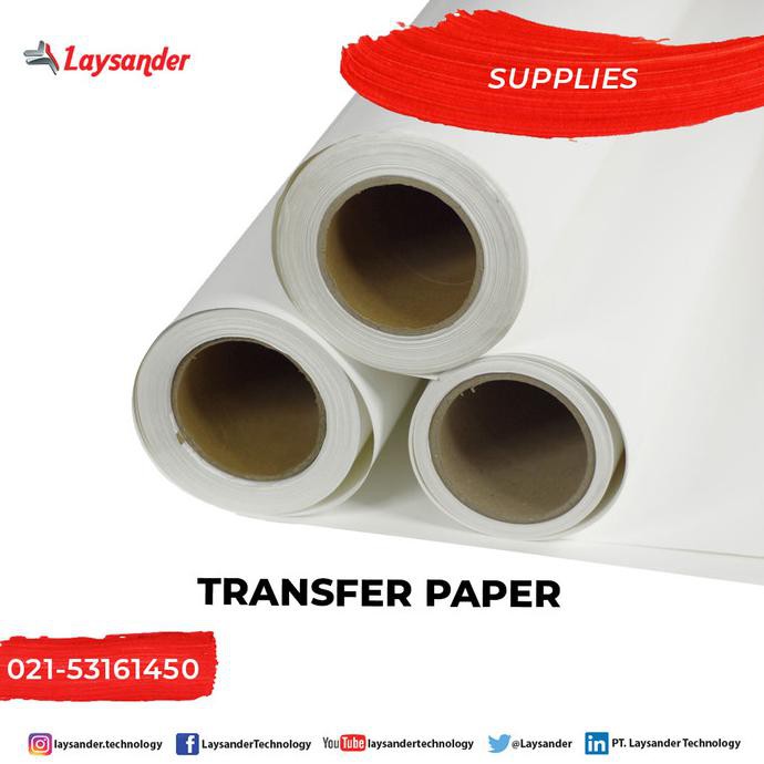 

BARANG BARU Kertas Transfer Sublim Texco 100gr - 1,118 x 100M