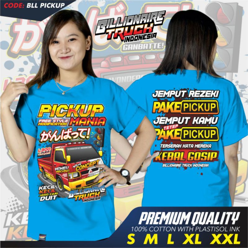Kaos truck Original canter mania bahan katun All Size Billionaire | BLL PICK UP