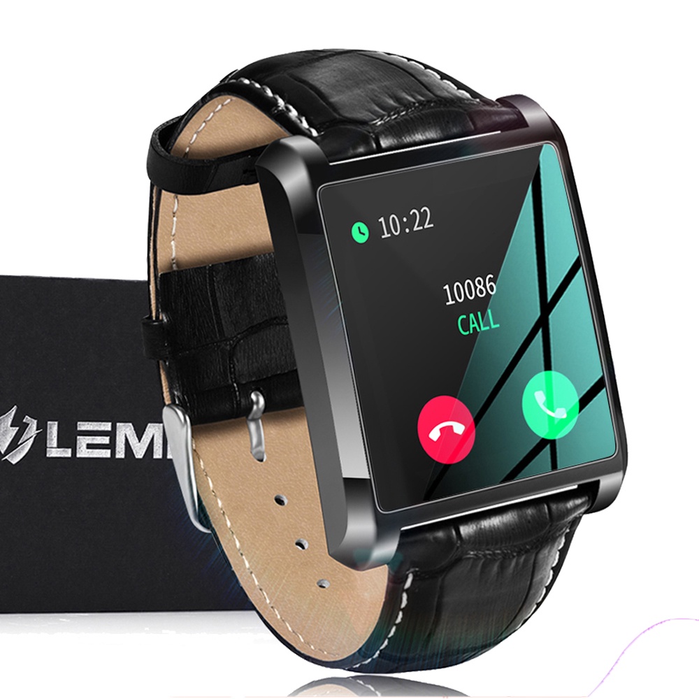 LEMFO DM08 PLUS Bluetooth Call Smart Watch Men 2022 Full Touch Business Music 24 Hours Heart Rate Mo