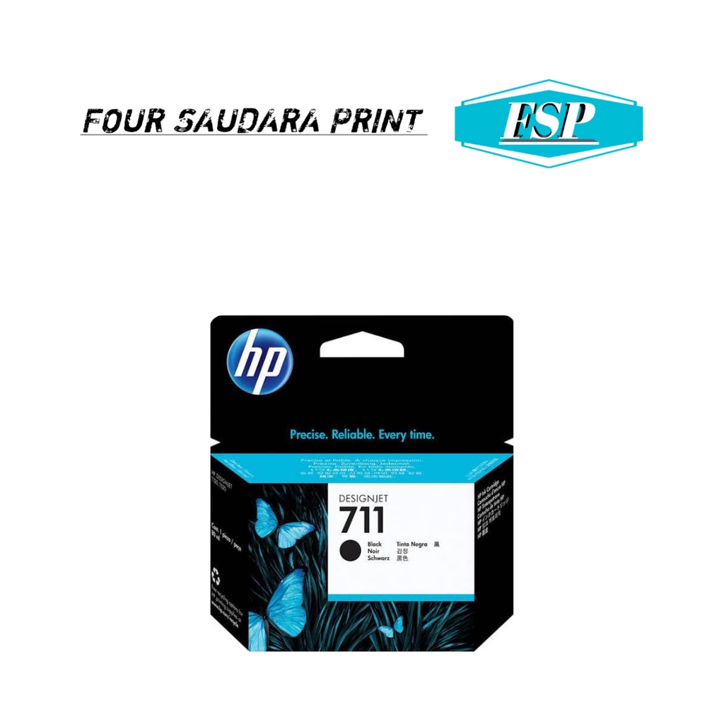 HP 711 38-ML Black Designjet Ink Cartridge