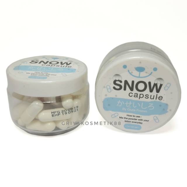 SNOW CAPSULE By GLUTA FROZEN ISI 30 BUTIR