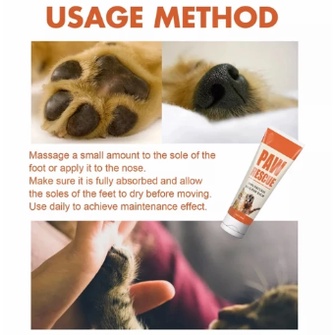 Pet Paw Rescue Balm 30ml Tube / Paw Ointment Krim Kaki Anjing Kucing