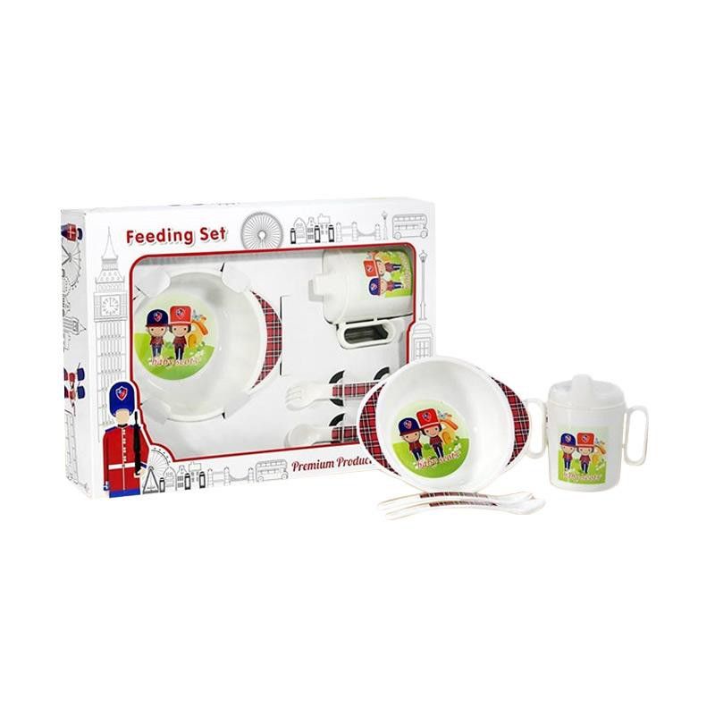 BABY SCOTS FEEDING SET Perlengkapan Makan Bayi / Kado Bayi / SetTempat Makan Bayi