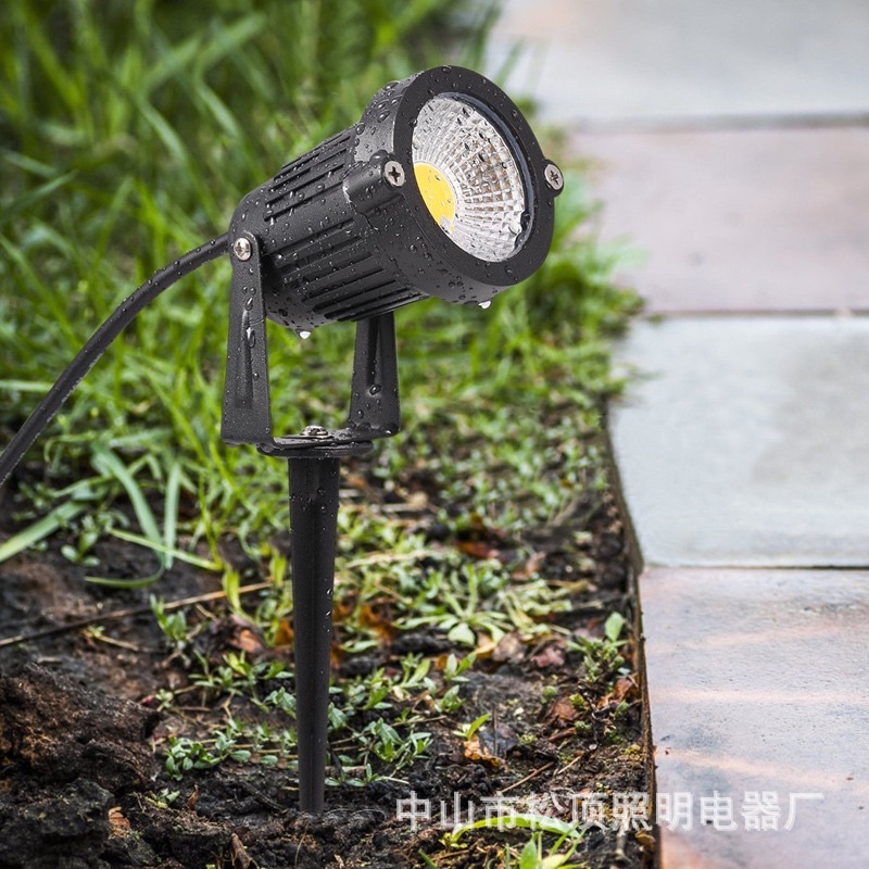 Lampu LED Taman Halaman Teras Outdoor Sorot 5W Watt Tancap Spot Spotlight Garden Park Light Lamp