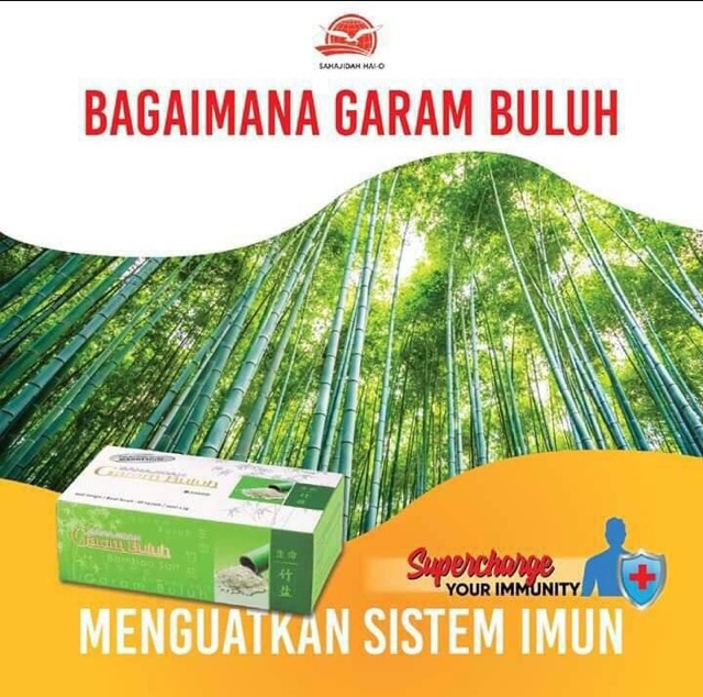 BAMBOO SALT asli dari hai-o isi 30 bungkus