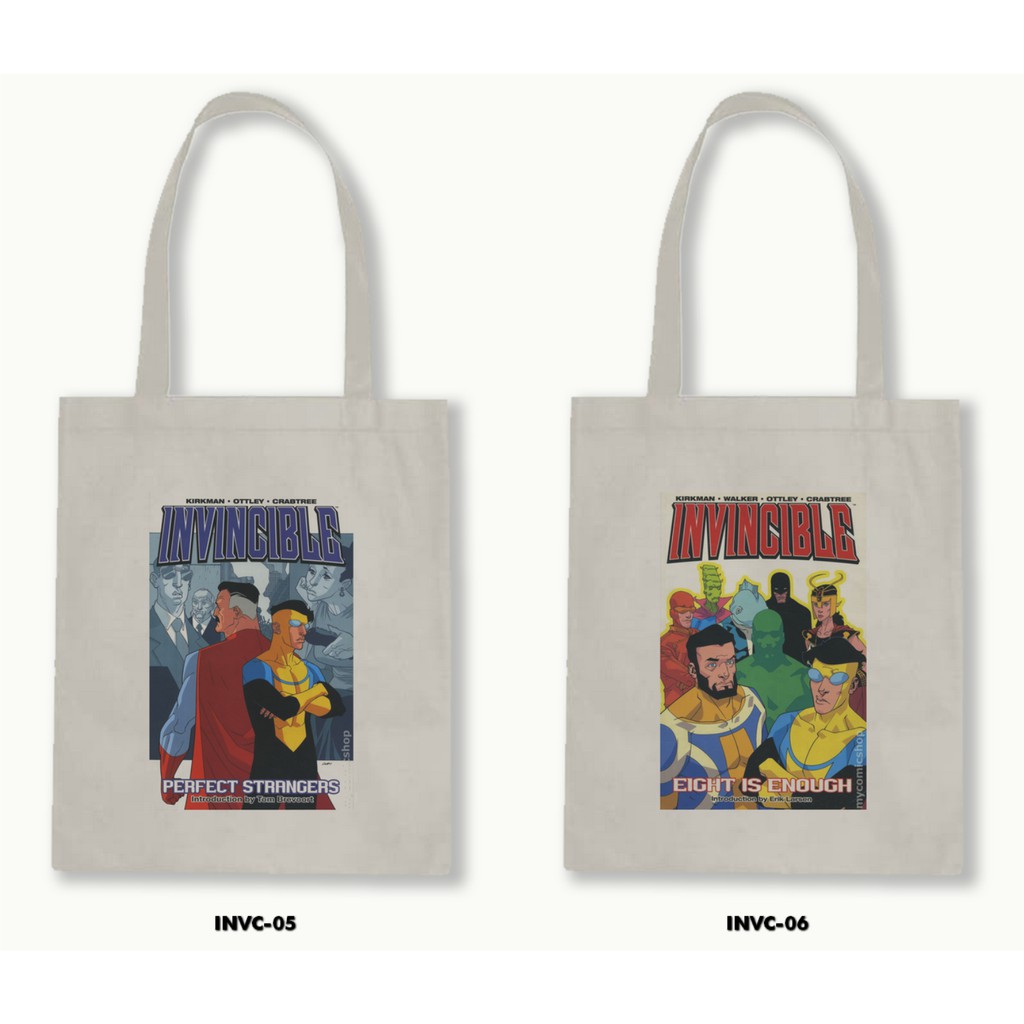 TOTE BAG BLACU - INVINCIBLE